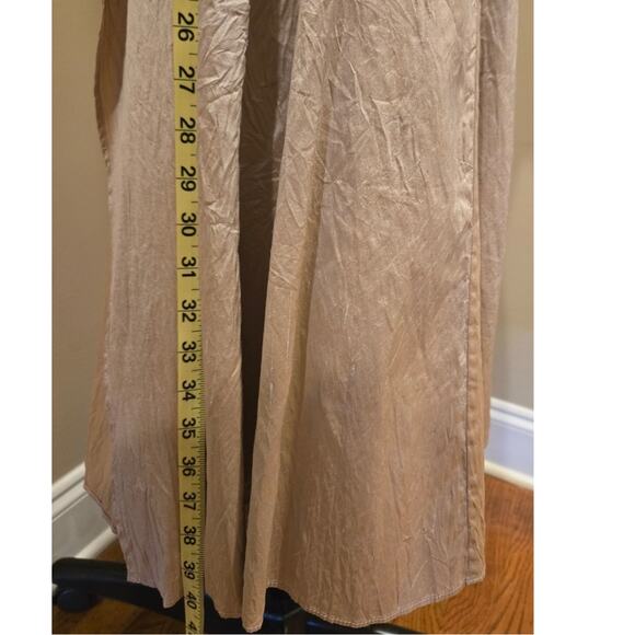 Calypso Christiane Celle Silk Wrap Dress Blush Cap Sleeve Romantic Small - Picture 8 of 9